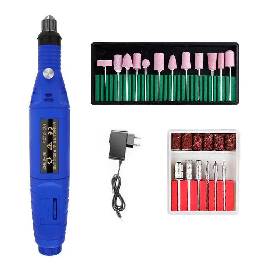 Selling Kit 9 OLOEY маникюрный станок электрические сверла для ногтей набор фрезы для прибор для маникюра, педикюра для удаления керамического резака - Цвет: Selling Kit 9