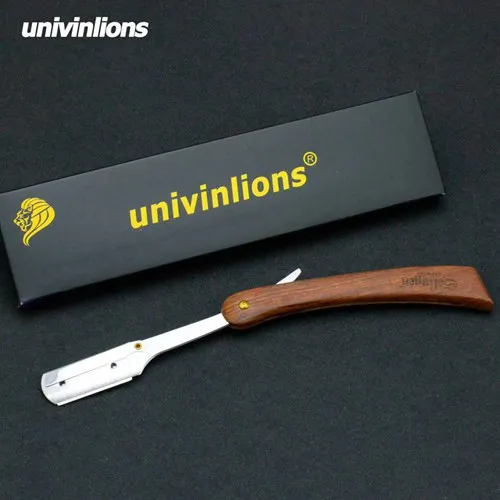 B-4 Univinlions, прямой нож для бритья, борода, лицо, подмышек, бритва для тела, лезвия для безопасного бритья, бритва, Парикмахерская, для мужчин, женщин, удаление волос - Цвет: B-4