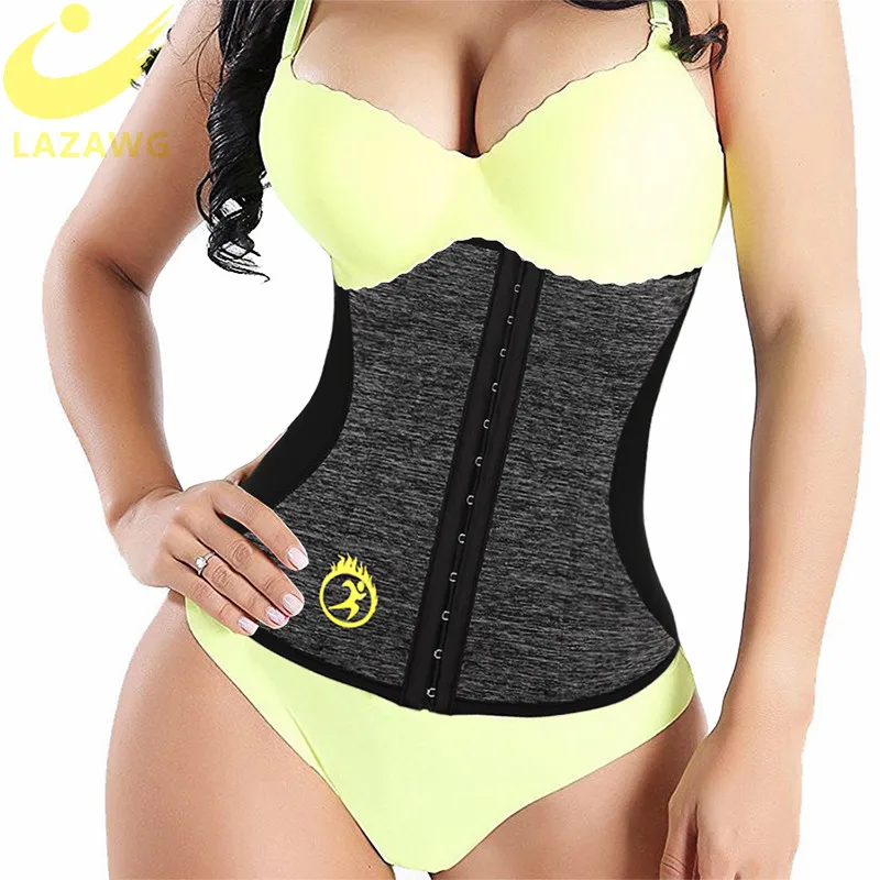 

LAZAWG Waist Trimmer Strap Hot Sweat Neoprene Belt Fat Burn Girdle Slimming Waist Body Shaper Slim Tummy Control Shapewear