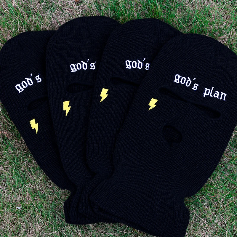 Maschera Da Sci Coprispalle Lavorato A Maglia Passamontagna Invernale Maschera Integrale Per Sport All'Aria Aperta Cs Passamontagna A 3 Fori Maschera 