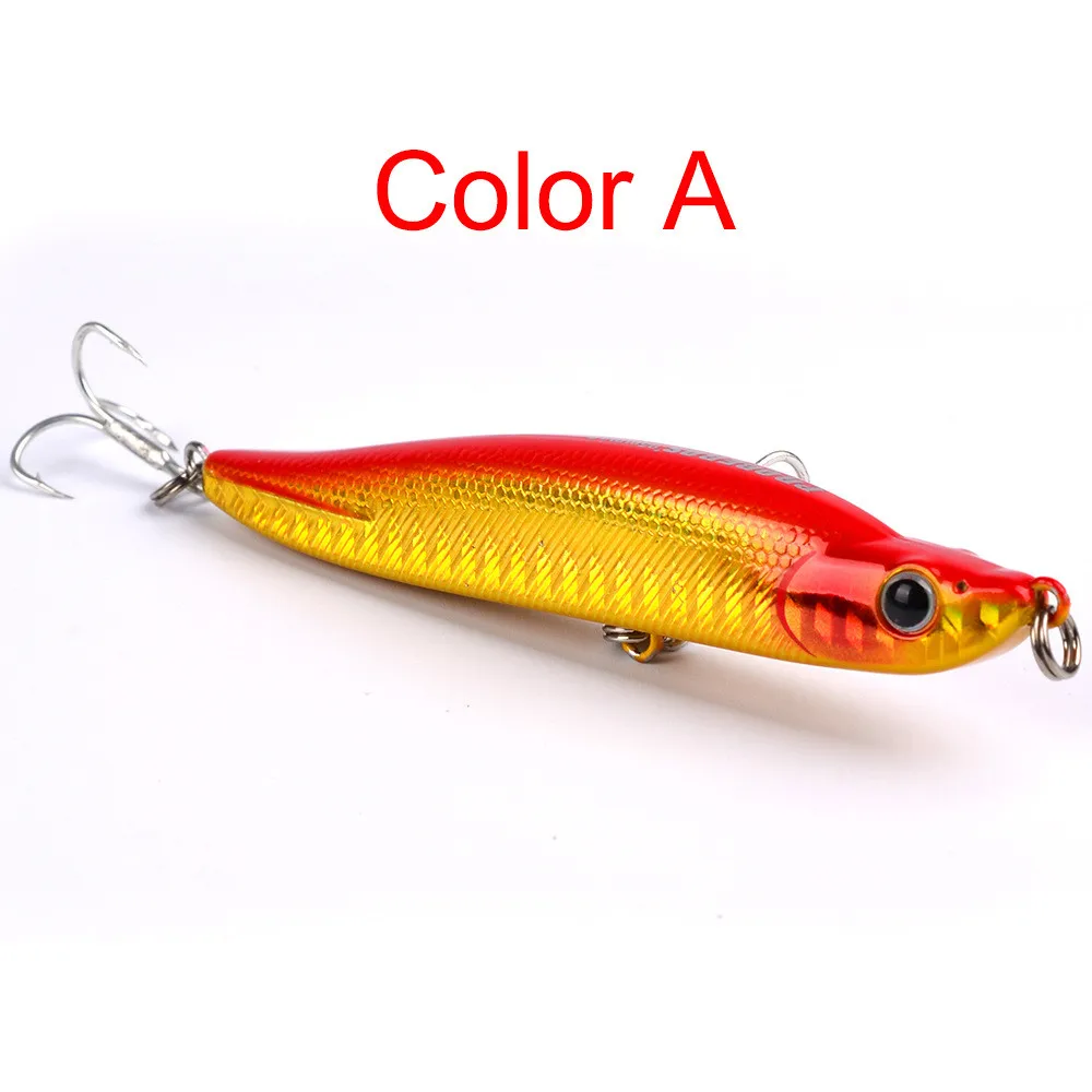 Приманка для рыбалки Minnow 10 см, 9 цветов, плавающая искусственная жесткая приманка, воблеры для окуня, воблер, щука тали с тройным крюком# Z