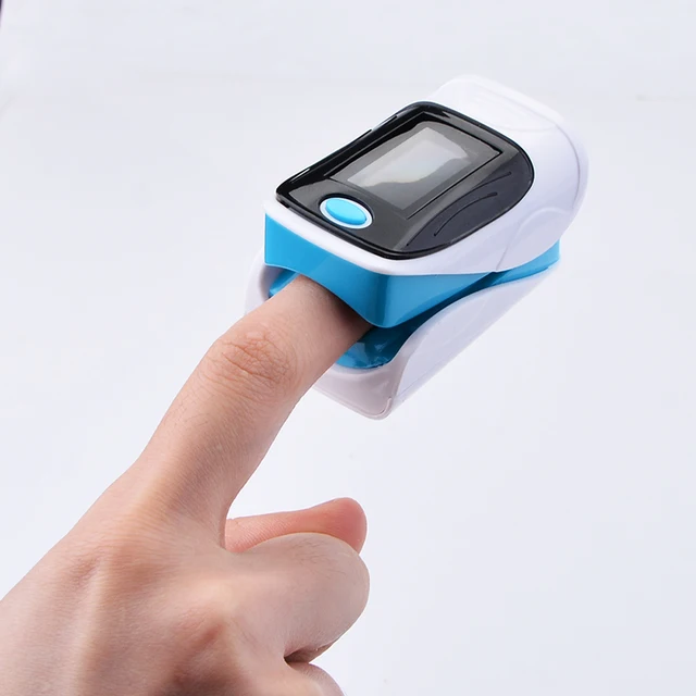 Blood Oxygen Monitor Finger Pulse Oximeter Oxygen Saturation Monitor Oximeter Heart Rate Monitor Without Battery Fast