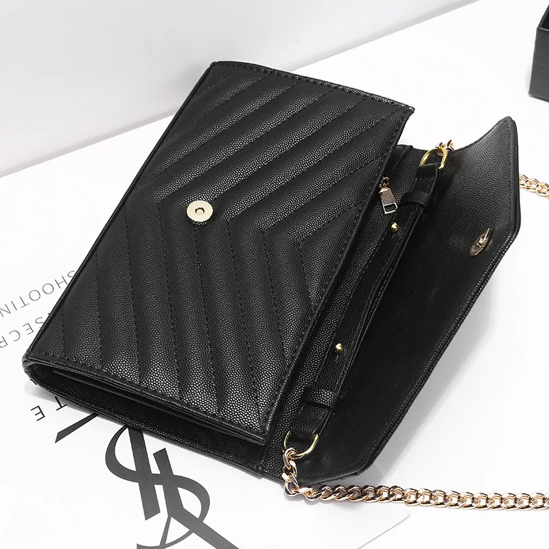 

Womens Luxury Designer Envelope Bag Shoulder Bag Chain Flap Crossbody Bag Handbag Clutch for Office Daily