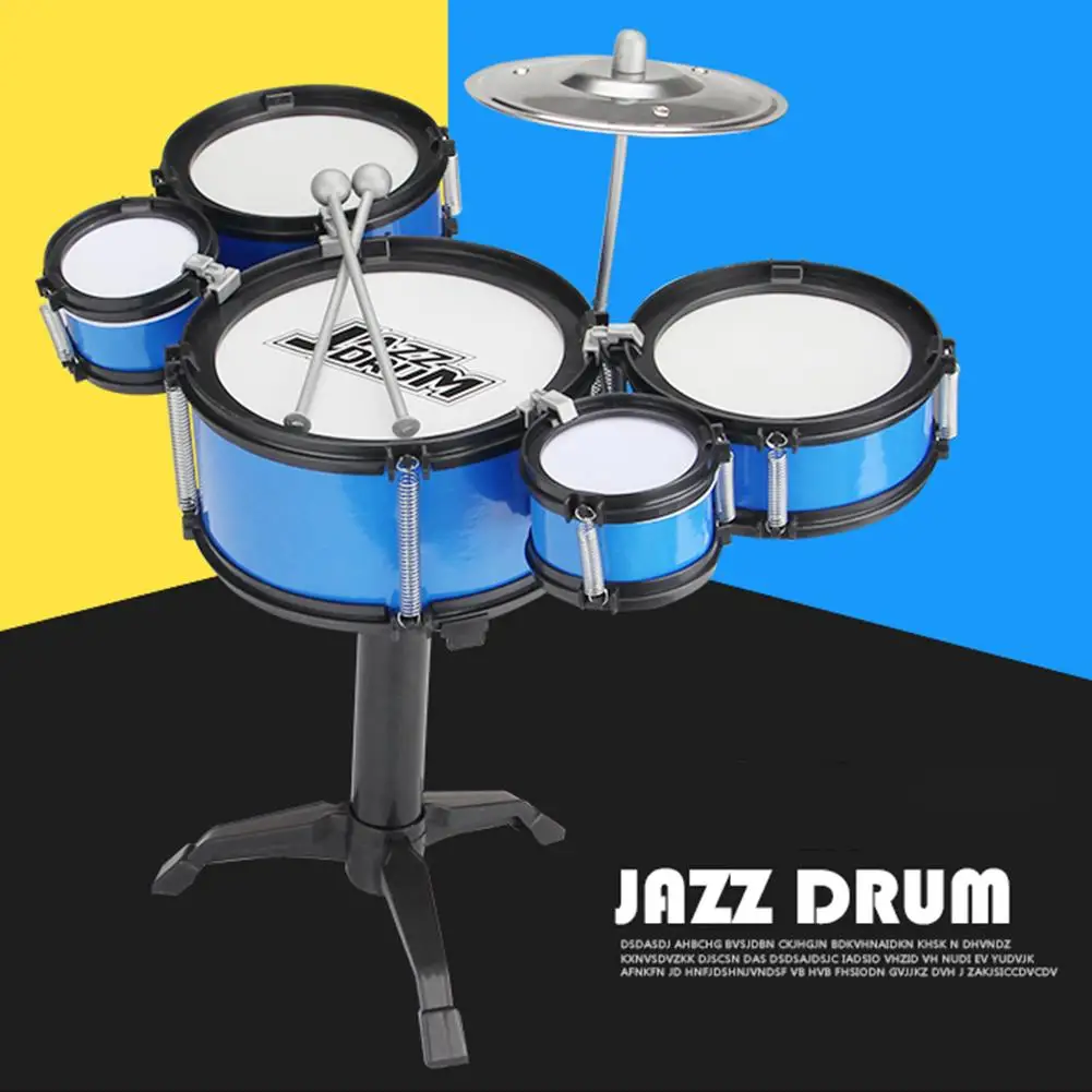 Children's Jazz Drums Kids Early Education Educational Toys Exercise Coordination Hands-on Ability Musical Instrument Drum Sets