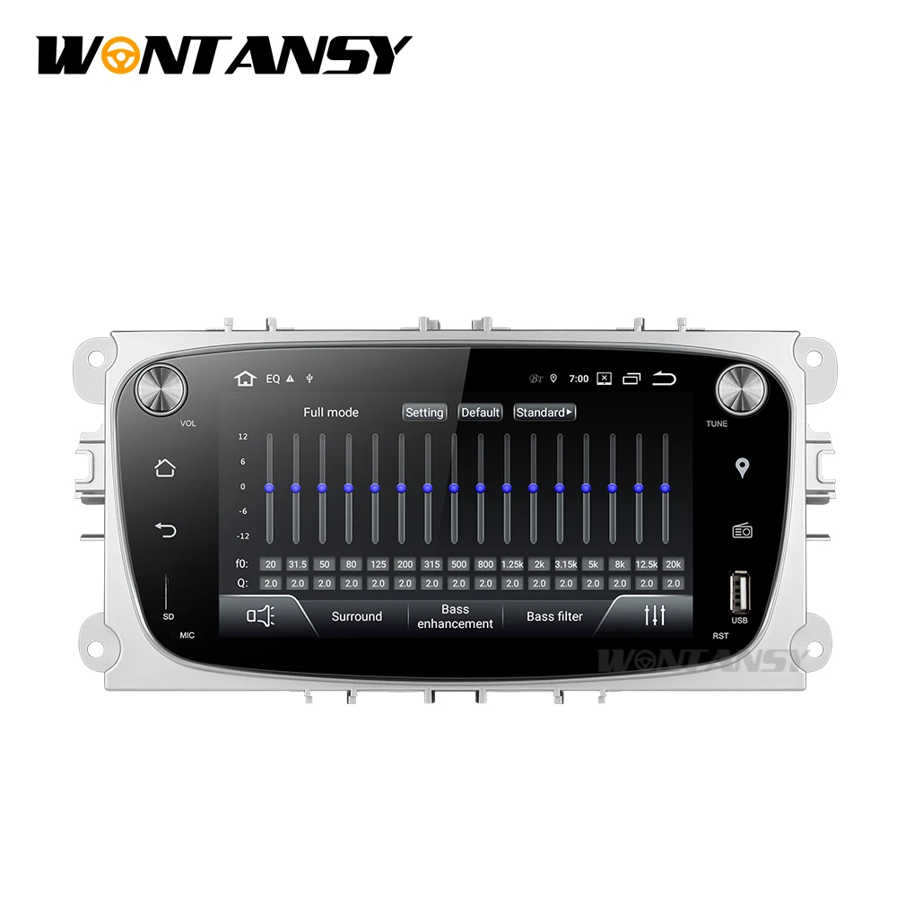 Автомобильный dvd для Ford focus Mondeo S-max smax Kuga c-max 2009 2010 2011 с радио gps плеер 1024*600 навигация PX6 Android 9,0