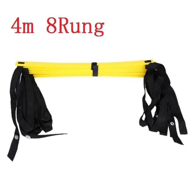 4m 8Rung Стиль 5/6/7/8/12/14 Degrau Cintas de нейлон Formação Escadas Agilidade Velocidade Эскада Escadas para o Equipamento de Futebol E - Цвет: 4m 8Rung