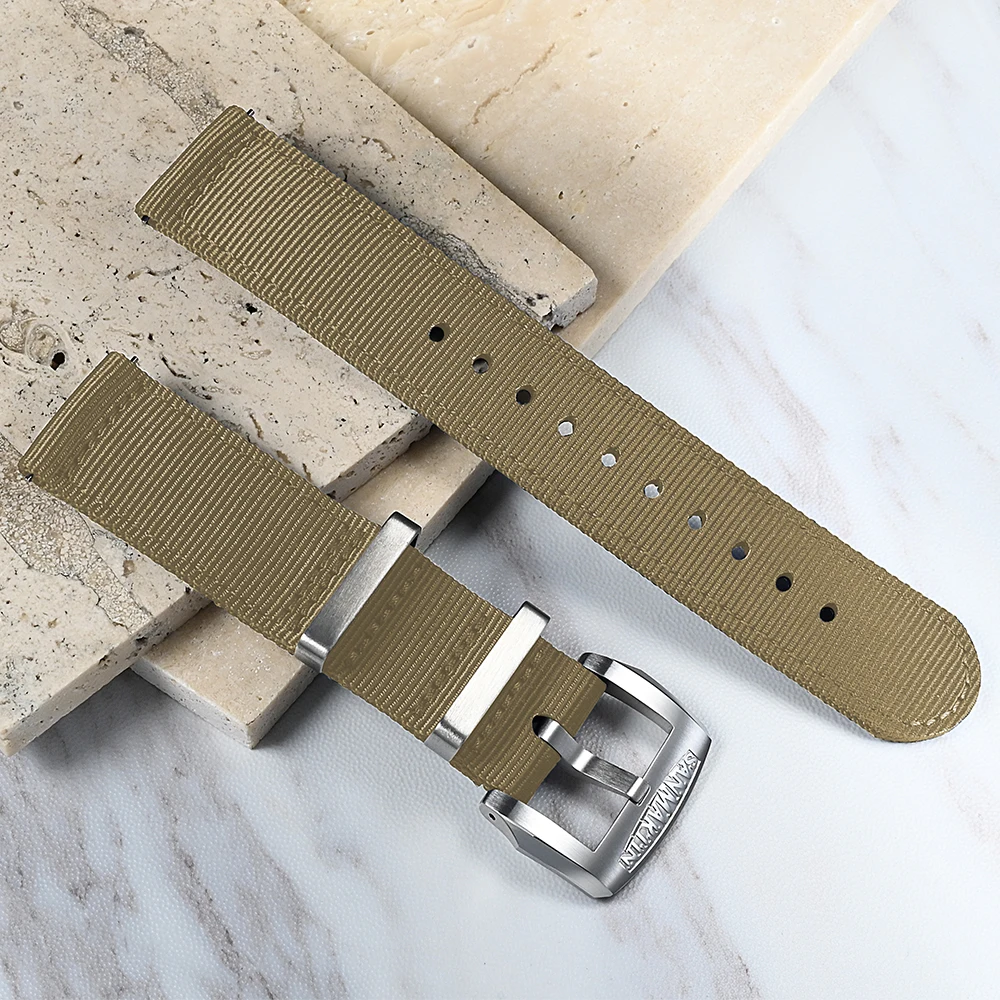 San Martin Quick Release Nylon Strap Premium Quality Sport Simply Style Watch Band For Men Women 20mm 22mm Watches Parts