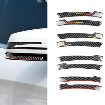 

Carbon Fiber Rearview Mirror Anti-rub Strips Anti-collision Sticker For mercedes w204 w212 A/B/C/E/G/R Class gla gle glk cls gls