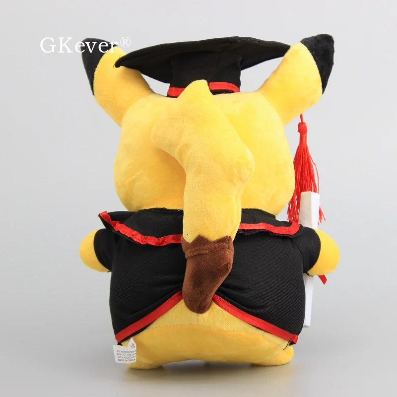 27 cm Dr. Pikachu plush toys doll Japan Cartoon Anime Pikachu Figure stuffed animals toys baby kids Christmas Birthday Gift