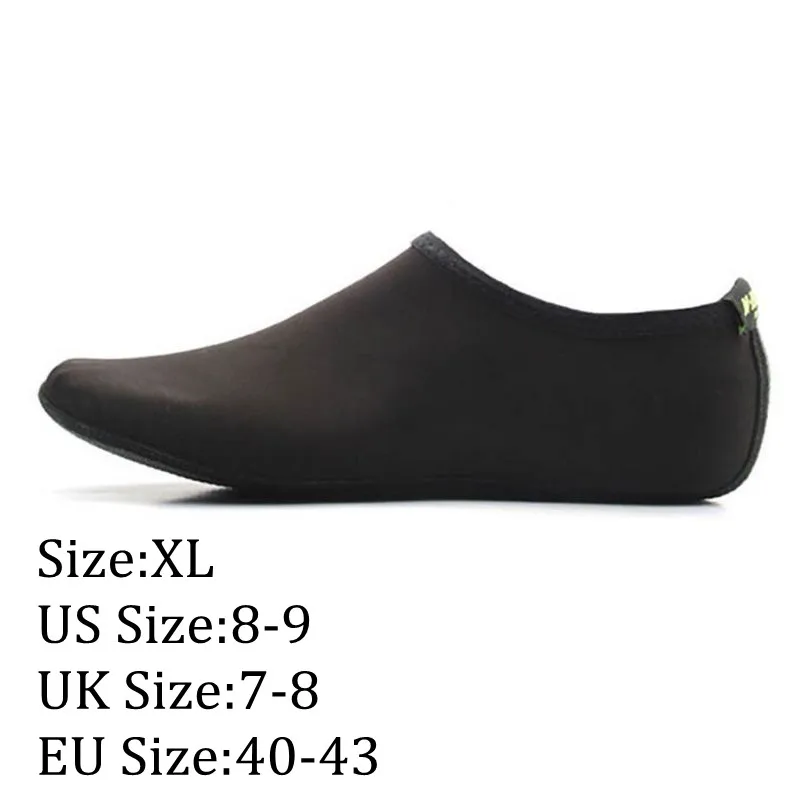 C--XL Для взрослых пар, Пляжные Носки для дайвинга, подводного плавания, подводного плавания, яркие однотонные, для бассейна, быстросохнущие, босиком, для серфинга, без шнуровки, водонепроницаемая обувь - Цвет: C--XL