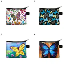 

Stylish Butterfly Coin Bag For Women Girls 1PC Wallet Cartoon Cute Butterfly ID Credit Card Case Portable Mini Coin Holder
