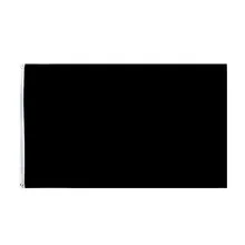 

90X150cm Black Flag Solid Color banner