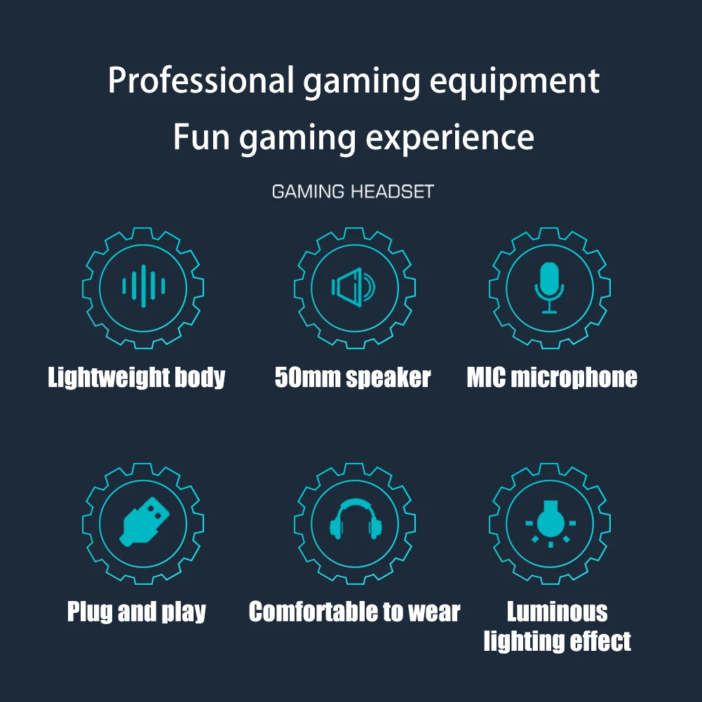AULA S603 Gaming Headphones Wired 