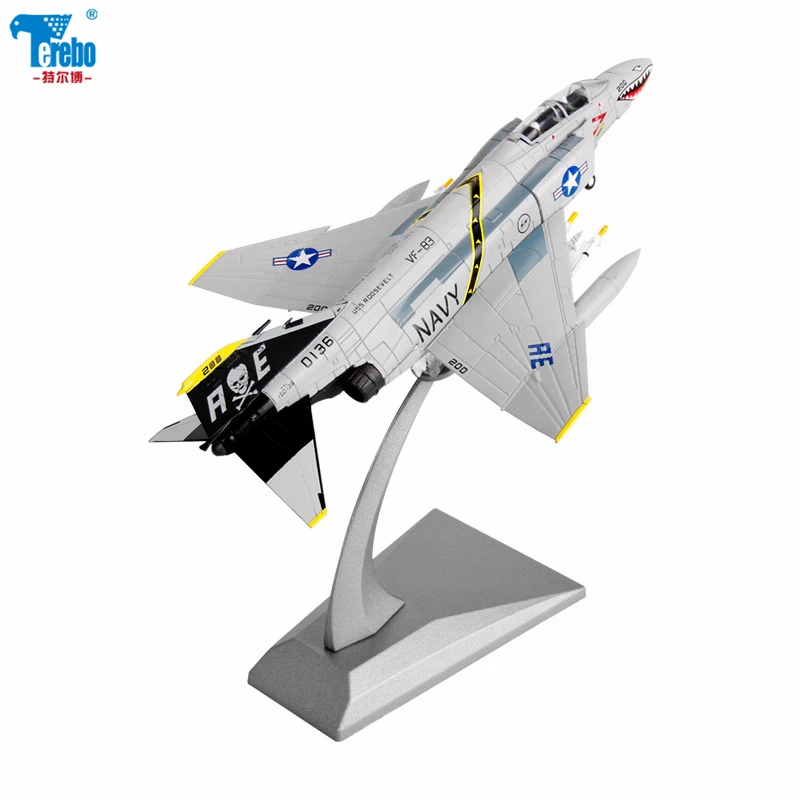

Terebo 1:100 American F-4C ghost F4 alloy fighter model simulation aircraft decoration toy collection gift