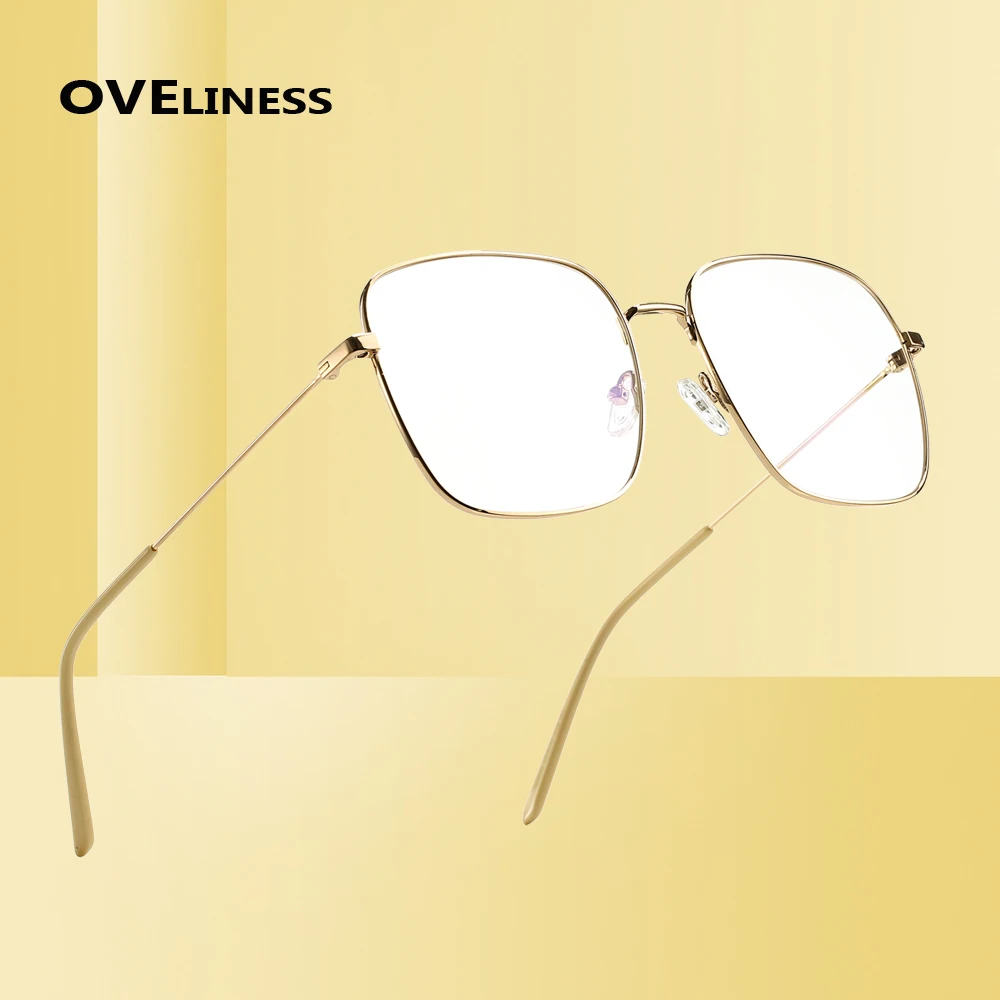 

2020 PureTitanium eyeglasses eye glasses frame Women Men Optical full eyewear frames Retro Prescription Myopia Korean glasses