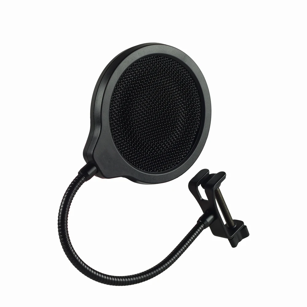 MDZ-001 Professional Studio Metal Mic Foam Wind Screen Pop Filter For Microphone | Электроника