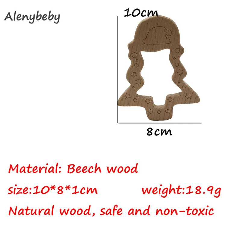 pine-50pcs 50pcs DIY Baby Teether Toys Organic Natural Beech Wooden Hand Cut Toy Baby Wooden Teether Gift Wooden Personalized Pendent - Цвет: pine-50pcs
