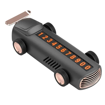 

Universal Car Parking Card Sticker Luminous Interior Decor Styling Magnetic Phone Number Portable ABS Plate Stop Sign Temporary