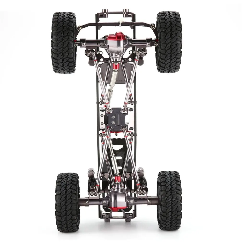 CNC Алюминиевый металлический и карбоновый каркас для RC гоночного автомобиля 1/10 осевой SCX10 шасси 313 мм модернизированная колесная база автомобиля гусеничных автомобилей Par