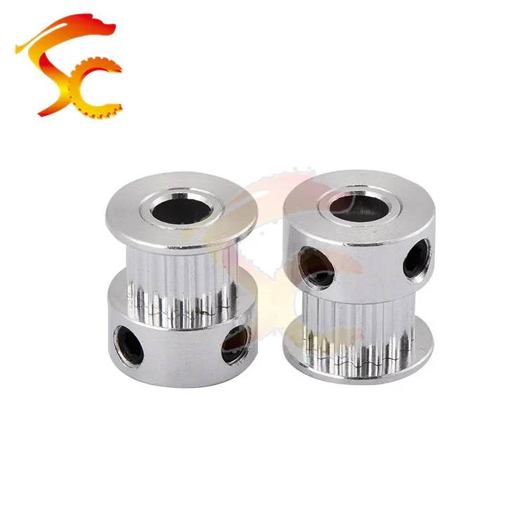 

1PCS/LOT GT2 16 teeth fit for belt width 6mm bore 4mm 5mm 6mm 2GT 16teeth timing pulley for 3D printer pulley