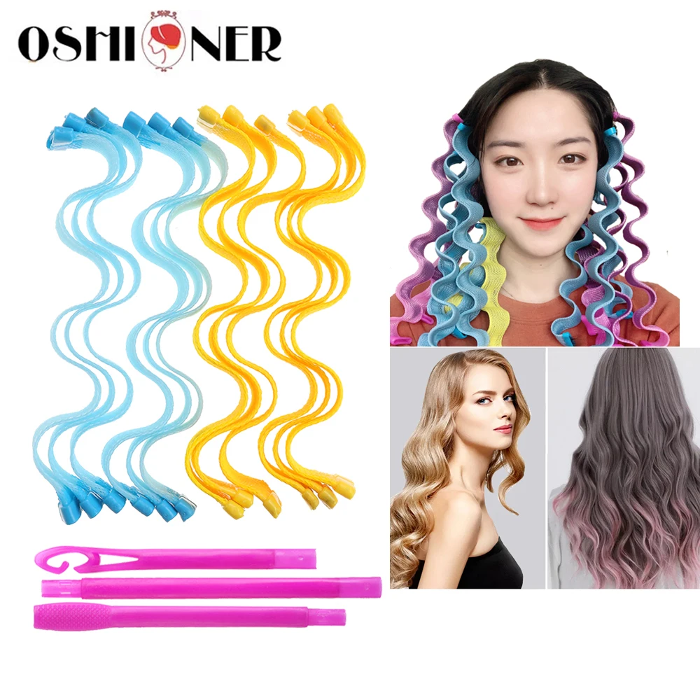 Rollers-Sticks Curlers Hairstyle Makeup Magic-Hair Beauty Portable DIY 12PCS 25-30 45-50-65cm