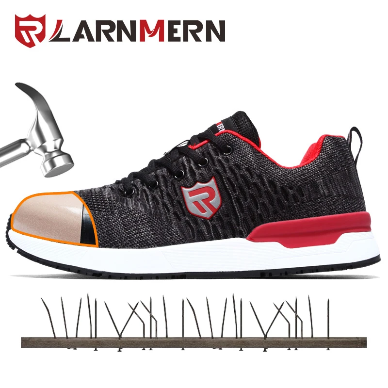 

MODYF Safety Shoes For Men Steel Toe Cap Light Breathable Construction Men's Outdoor Work Boots Puncture Proof Safety Shoes