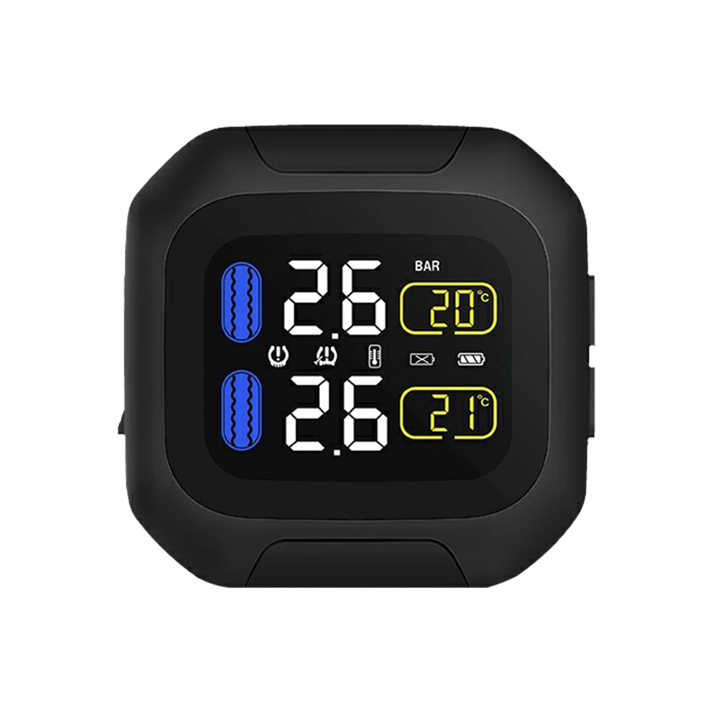 Новая мотоциклетная система контроля давления в шинах TPMS с 2 датчиками для мотоцикла M3TH