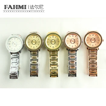 

FAHMI Alloy Fashion Business Exquisite Men and Women Couple Quartz Watch Rose Gold High Quality Original Jewelry Fashion Gift