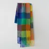 2019 Winter Plaid Cashmere Scarf Fashion Shawl Colored Chequered Scarves Warm Students' Necks and Thicker bufanda invierno mujer 5