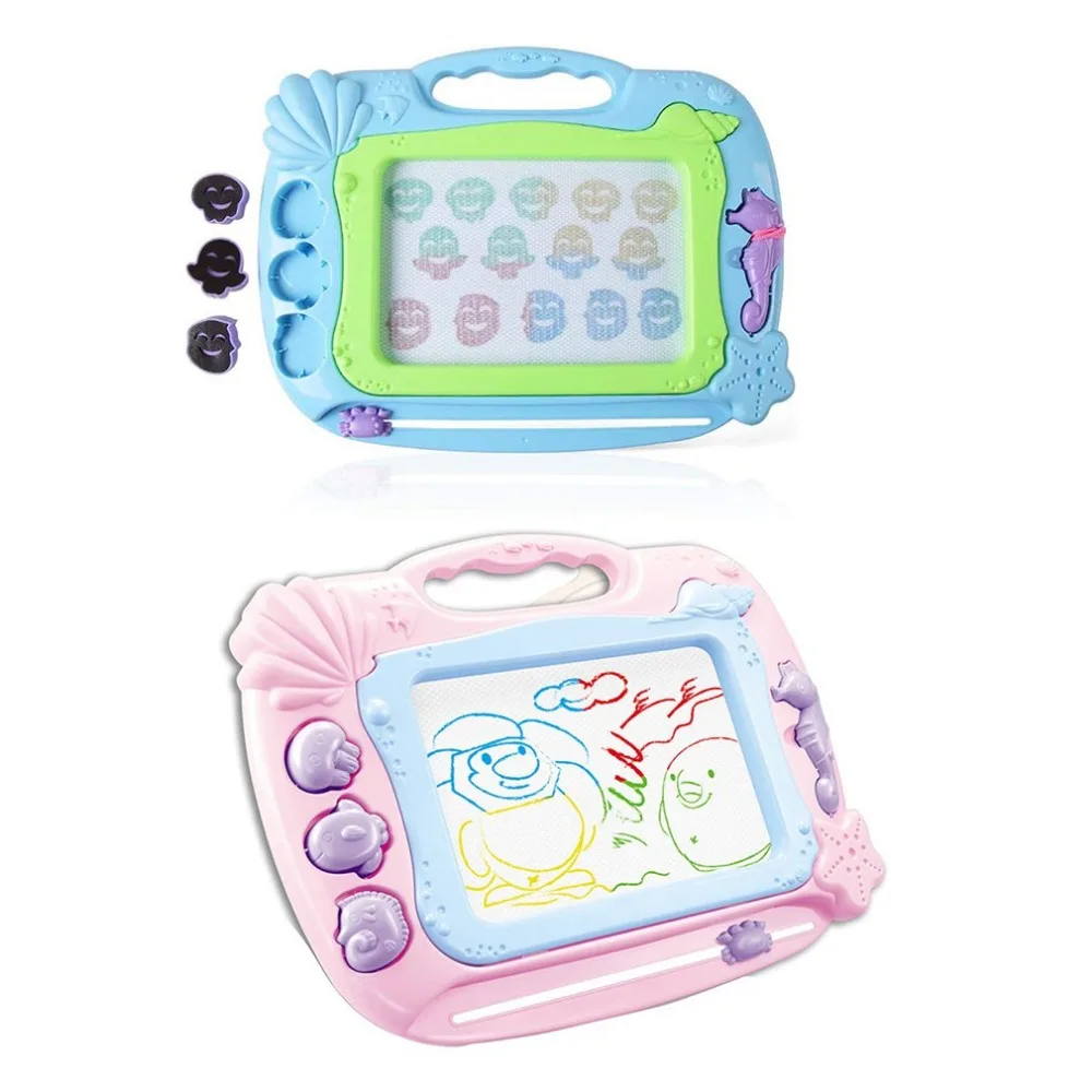 Магнитный рисунок граффити доска игрушки Дети эскиз pad каракули мультфильм живопись с ручкой игрушка многоразовая обучающая игрушка