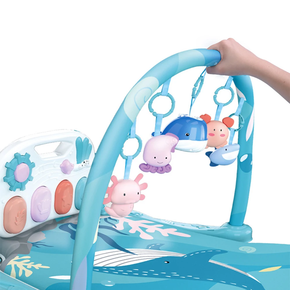 Baby Play Mat Educational Puzzle Carpet With Piano Keyboard Musical Animal Baby Gym Crawling Rug Toys 3