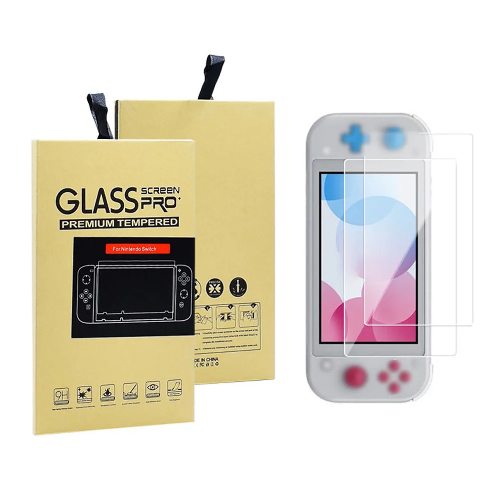 Для Switch Lite Защитная пленка для экрана из закаленного стекла защита закругленные края стекло протектор экрана для nintendo Switch Lite