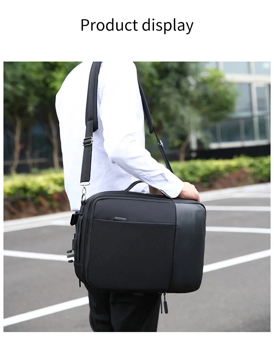 Мужской компьютерный рюкзак, сумка на плечо, сумка на плечо, сумка, трехцелевой деловой рюкзак, Студенческая сумка, дорожная сумка