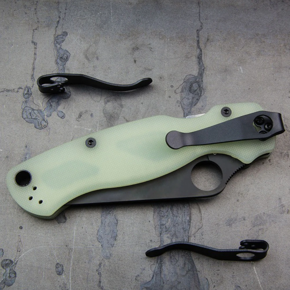 

Solid Deep Carry Portable DIY Compact Waist Pocket Clip Tool Durable Titanium Alloy Back Accessories For C81 C10 C11 3-Hole