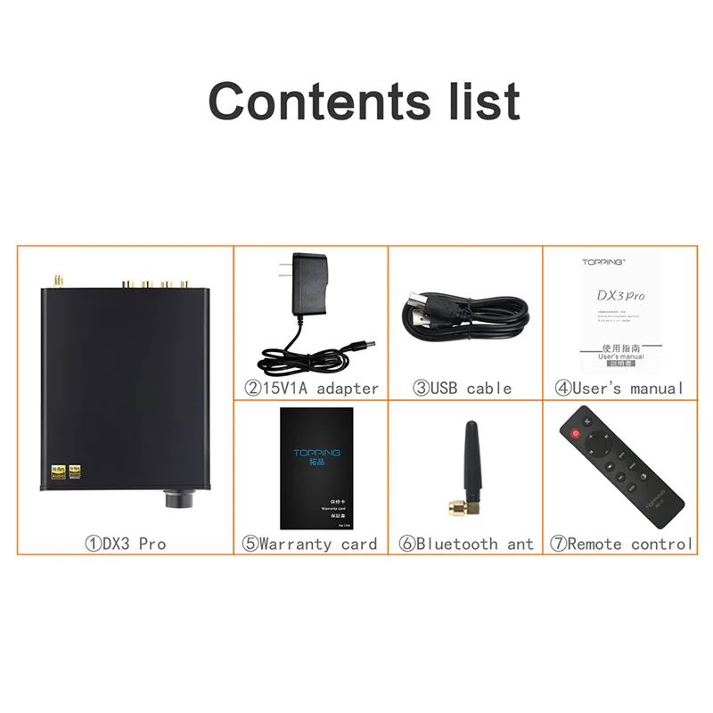 Топпинг DX3 Pro LDAC Edition AK4493 TPA6120A2 Hifi USB Bluetooth DSD512 ЦАП усилитель для наушников