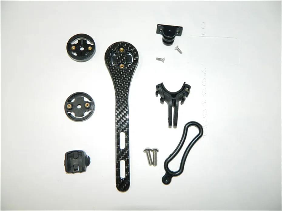 

DEACASEN F12 Carbon Fiber Bike Computer Holder Bicycle Computer Mount For Garmin /Bryton/CATEYE/Support GoPro Rhythm Camera