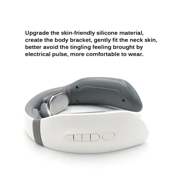 

5 Modes Electric Back and Neck Massager Pulse Massage Magnetic Therapy Infrared Heating Massager Pain Relief Tool Cervical