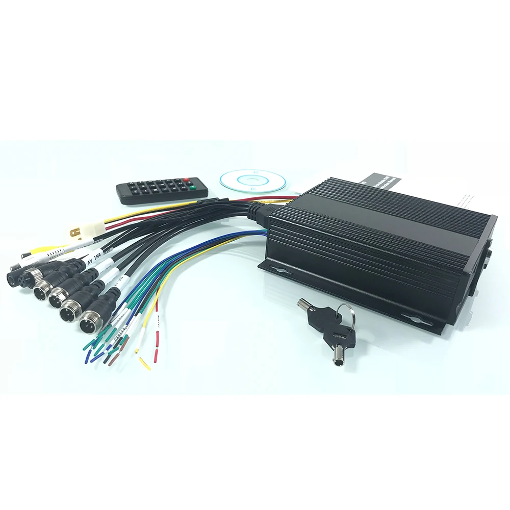 HYFMDVR 4ch видео вход H.264 Мобильный DVR SD карта Автомобильный DVR автобус такси