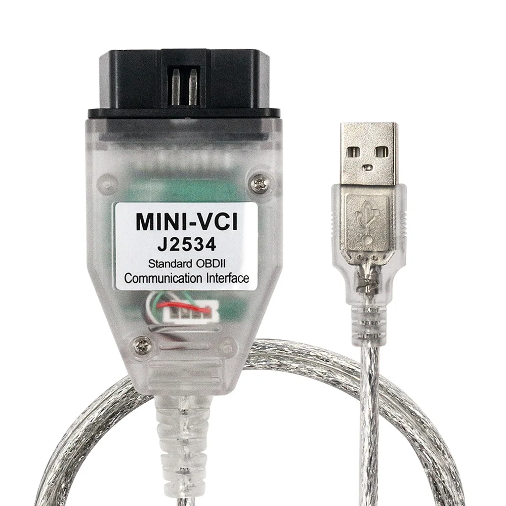 Мини vci V13.00.022 FT232RL J2534 16 Pin OBD2 диагностический кабель Techstream для Защитные чехлы