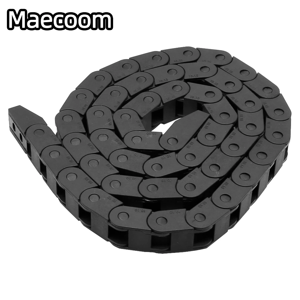케이블 체인 7x7 10x10 10x15mm L1000mm 케이블 드래그 체인 와이어 캐리어, CNC 라우터 기계용 엔드 커넥터 포함 3D 프린터 부품