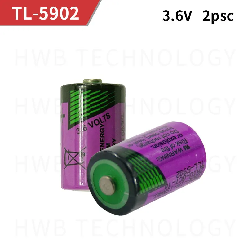 2X Оригинальный Новый тадиран TL-5902 1/2AA ER14250 SL350 3,6 V 1/2 AA литиевая батарея plc Бесплатная доставка
