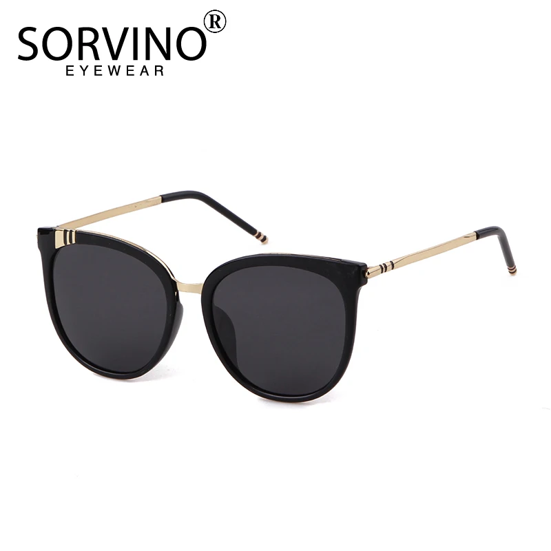 

SORVINO Polarized Coating SunGlasses Mirror Driving Glasses Round Male Eyewear for Men/Women Okulary UV400 lentes de sol mujer