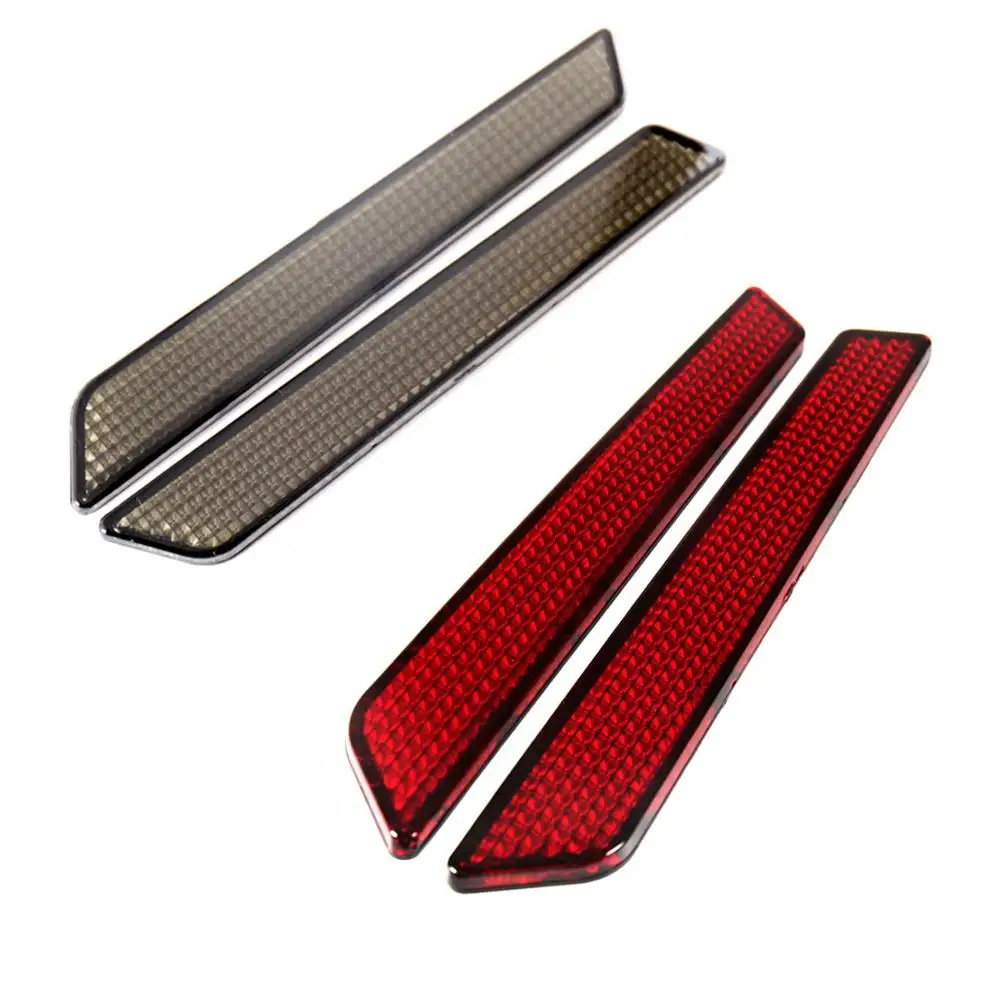 

Smoked Saddlebag Guard Reflector For Harley Latch Covers 2014-2022 Touring Street Glide Road King