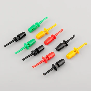 

New Multi-color 10 Pcs Mini Test Hook Clip Test Probe Testing IC Grabber