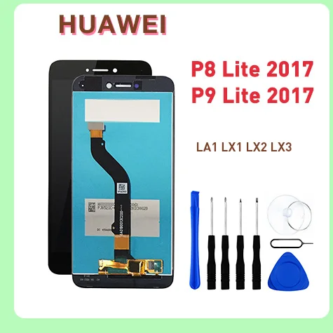 5,2 '' ЖК-дисплей для HUAWEI P9 Lite экран с рамкой для HUAWEI P9 Lite ЖК-vns-L31 VNS-L21 L22 L23 Замена