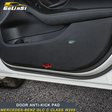 Gelinsi для Mercedes Benz C Class W205 GLC- Авто двери анти-удар Накладка рамка наклейка интерьерные аксессуары