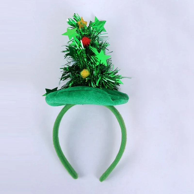 Navidad Рождественская елка повязка на голову год елочные игрушки для украшения для детей Подарки для девочек повязка на голову аксессуары для волос