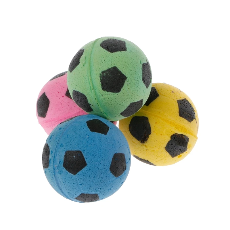 20Pcs Non-Noise Cat EVA Ball Soft Foam Soccer Play Balls For Cat Scratching Toy