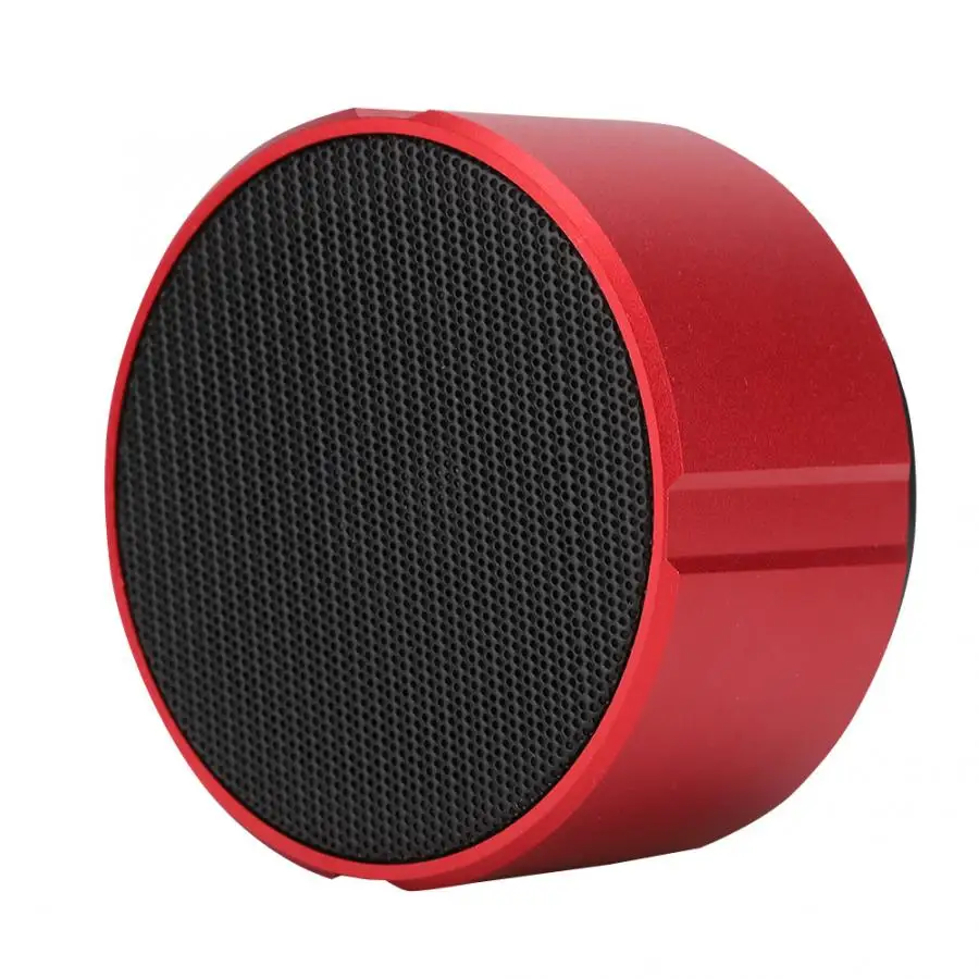Компактный мини металлическая колонка с Bluetooth с светодиодный “дышащими” световыми индикаторами ослепительно Цвет сабвуфер на открытом воздухе Динамик Поддержка TF карты