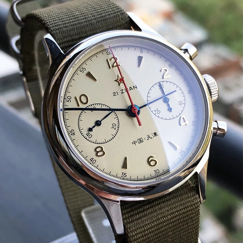 Orologio Uomo часы Для мужчин s 1963 сапфир механические хронограф Пилот военные наручные